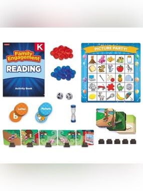 Family Engagement Reading Activity Kit. Educational learning set. NEW